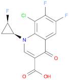 3-Quinolinecarboxylic acid, 8-chloro-6,7-difluoro-1-[(1S,2R)-2-fluorocyclopropyl]-1,4-dihydro-4-ox…