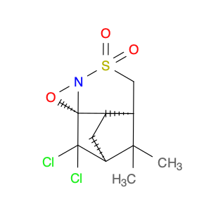 4H-4a,7-Methanooxazirino[3,2-i][2,1]benzisothiazole, 8,8-dichlorotetrahydro-9,9-dimethyl-, 3,3-dio…