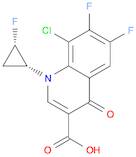 3-Quinolinecarboxylic acid, 8-chloro-6,7-difluoro-1-[(1R,2S)-2-fluorocyclopropyl]-1,4-dihydro-4-...