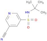 3-Pyridinesulfonamide, 5-cyano-N-(1,1-dimethylethyl)-