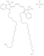 3H-Indolium, 2-[5-(1,3-dihydro-3,3-dimethyl-1-octadecyl-2H-indol-2-ylidene)-1,3-pentadien-1-yl]-...