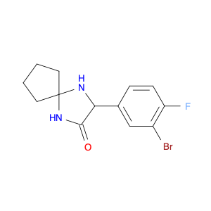 1,4-Diazaspiro[4.4]nonan-2-one, 3-(3-bromo-4-fluorophenyl)-