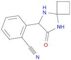 Benzonitrile, 2-(6-oxo-5,8-diazaspiro[3.4]oct-7-yl)-