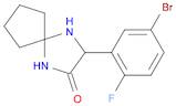 1,4-Diazaspiro[4.4]nonan-2-one, 3-(5-bromo-2-fluorophenyl)-