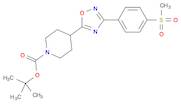 1-Piperidinecarboxylic acid, 4-[3-[4-(methylsulfonyl)phenyl]-1,2,4-oxadiazol-5-yl]-, 1,1-dimethy...