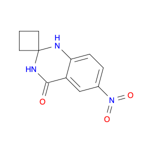 Spiro[cyclobutane-1,2'(1'H)-quinazolin]-4'(3'H)-one, 6'-nitro-