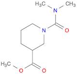 3-Piperidinecarboxylic acid, 1-[(dimethylamino)carbonyl]-, methyl ester