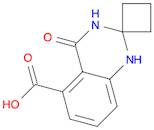 Spiro[cyclobutane-1,2'(1'H)-quinazoline]-5'-carboxylic acid, 3',4'-dihydro-4'-oxo-