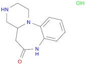 Pyrazino[1,2-a][1,5]benzodiazepin-6(7H)-one, 1,2,3,4,4a,5-hexahydro-, hydrochloride (1:2)