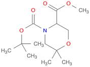 3,4-Morpholinedicarboxylic acid, 6,6-dimethyl-, 4-(1,1-dimethylethyl) 3-methyl ester