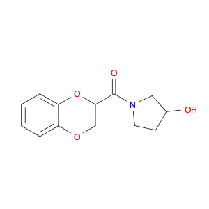 Methanone, (2,3-dihydro-1,4-benzodioxin-2-yl)(3-hydroxy-1-pyrrolidinyl)-