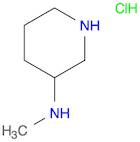 3-Piperidinamine, N-methyl-, hydrochloride (1:1)