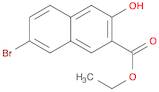 2-Naphthalenecarboxylic acid, 7-bromo-3-hydroxy-, ethyl ester