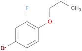 Benzene, 4-bromo-2-fluoro-1-propoxy-