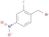 Benzene, 1-(bromomethyl)-2-fluoro-4-nitro-