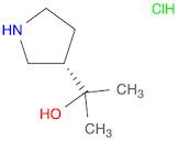 3-Pyrrolidinemethanol, α,α-dimethyl-, hydrochloride (1:1), (3S)-