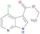 1H-Pyrrolo[2,3-b]pyridine-3-carboxylic acid, 4-chloro-, ethyl ester