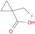 Cyclopropanecarboxylic acid, 1-(fluoromethyl)-