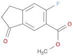 1H-Indene-5-carboxylic acid, 6-fluoro-2,3-dihydro-3-oxo-, methyl ester