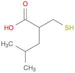 Pentanoic acid, 2-(mercaptomethyl)-4-methyl-