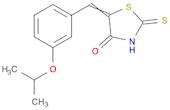 4-Thiazolidinone, 5-[[3-(1-methylethoxy)phenyl]methylene]-2-thioxo-