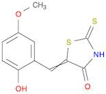 4-Thiazolidinone, 5-[(2-hydroxy-5-methoxyphenyl)methylene]-2-thioxo-