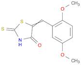 4-Thiazolidinone, 5-[(2,5-dimethoxyphenyl)methylene]-2-thioxo-