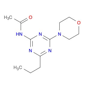N-(4-Morpholino-6-propyl-1,3,5-triazin-2-yl)acetamide