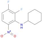 Benzenamine, N-cyclohexyl-2,3-difluoro-6-nitro-