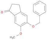 1H-Inden-1-one, 2,3-dihydro-6-methoxy-5-(phenylmethoxy)-