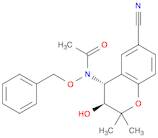 Acetamide, N-[(3S,4R)-6-cyano-3,4-dihydro-3-hydroxy-2,2-dimethyl-2H-1-benzopyran-4-yl]-N-(phenyl...