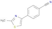 Benzonitrile, 4-(2-methyl-4-thiazolyl)-