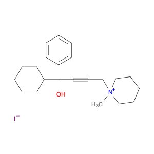 Piperidinium, 1-(4-cyclohexyl-4-hydroxy-4-phenyl-2-butyn-1-yl)-1-methyl-, iodide (1:1)