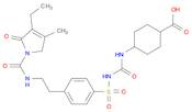 Cyclohexanecarboxylic acid, 4-[[[[[4-[2-[[(3-ethyl-2,5-dihydro-4-methyl-2-oxo-1H-pyrrol-1-yl)car...