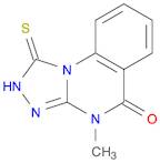 [1,2,4]Triazolo[4,3-a]quinazolin-5(1H)-one, 2,4-dihydro-4-methyl-1-thioxo-