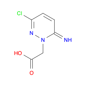 1(6H)-Pyridazineacetic acid, 3-chloro-6-imino-