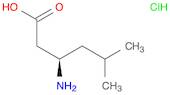 Hexanoic acid, 3-amino-5-methyl-, hydrochloride (1:1), (3R)-