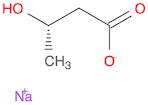 Butanoic acid, 3-hydroxy-, sodium salt (1:1), (3S)-