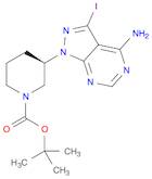 1-Piperidinecarboxylic acid, 3-(4-amino-3-iodo-1H-pyrazolo[3,4-d]pyrimidin-1-yl)-, 1,1-dimethyle...