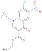 3-Quinolinecarboxylic acid, 7-chloro-1-cyclopropyl-1,4-dihydro-6-nitro-4-oxo-, ethyl ester