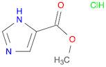 1H-Imidazole-5-carboxylic acid, methyl ester, hydrochloride (1:1)