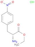 D-Phenylalanine, 4-nitro-, ethyl ester, hydrochloride (1:1)