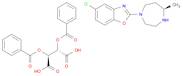 Butanedioic acid, 2,3-bis(benzoyloxy)-, (2S,3S)-, compd. with 5-chloro-2-[(5R)-hexahydro-5-methy...