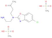 2-Butanone, 4-[(2-aminoethyl)(5-chloro-2-benzoxazolyl)amino]-, methanesulfonate (1:2)