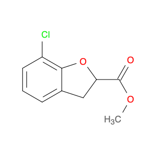 2-Benzofurancarboxylic acid, 7-chloro-2,3-dihydro-, methyl ester