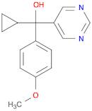 5-Pyrimidinemethanol, α-cyclopropyl-α-(4-methoxyphenyl)-