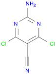 5-Pyrimidinecarbonitrile, 2-amino-4,6-dichloro-