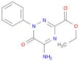 1,2,4-Triazine-3-carboxylic acid, 5-amino-1,6-dihydro-6-oxo-1-phenyl-, ethyl ester