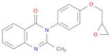 4(3H)-Quinazolinone, 2-methyl-3-[4-(2-oxiranylmethoxy)phenyl]-