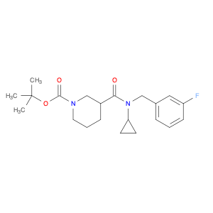 1-Piperidinecarboxylic acid, 3-[[cyclopropyl[(3-fluorophenyl)methyl]amino]carbonyl]-, 1,1-dimeth...